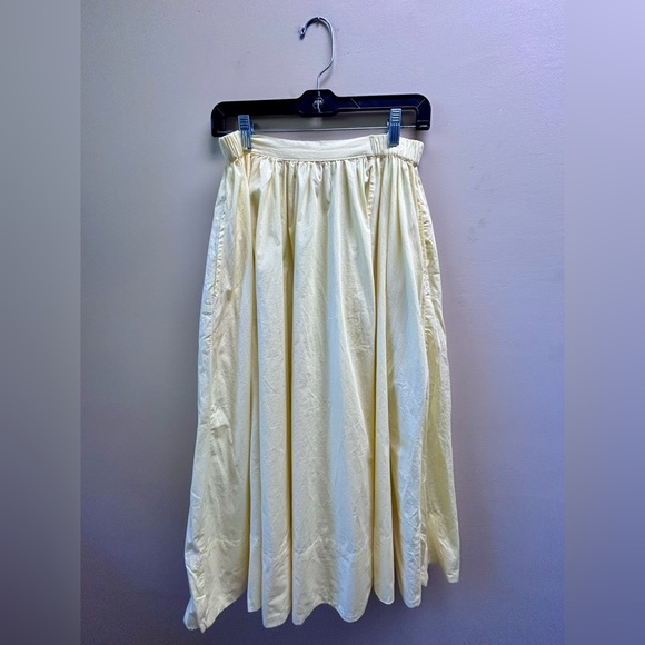 Free People Sunny Yellow A-Line Skirt - Picture 2 of 4